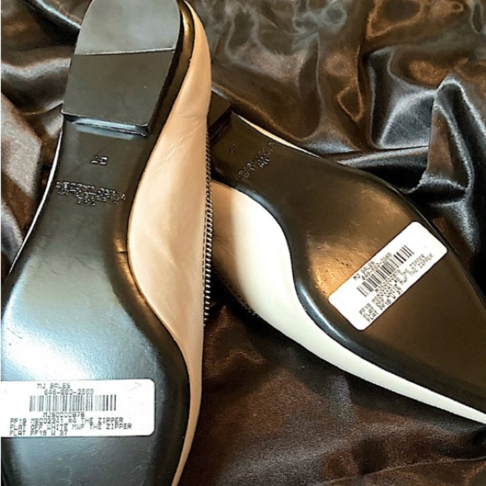 👠RARE Marc Jacobs THE ZIPPER FLAT ~ BNWT ~ Women’s Flats ~ Luxury ~ Holiday - Picture 9 of 16